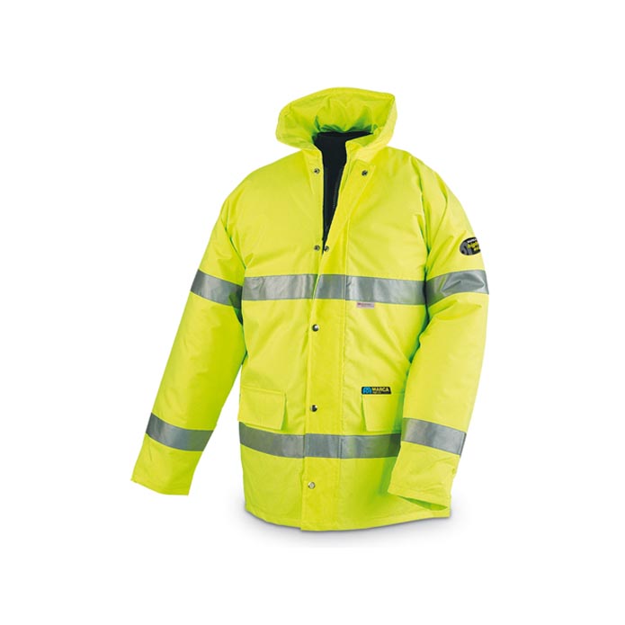 Parka bicolor reflectante