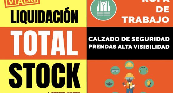 !Liquidación de ropa de trabajo y prendas de alta visibilidad, al mejor precio!