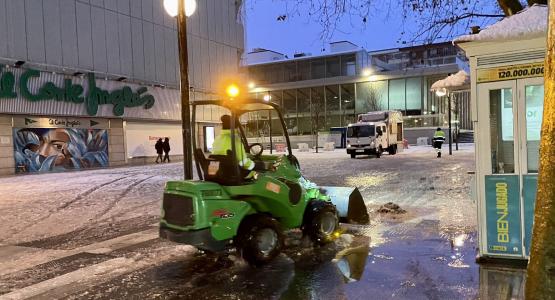 Alquiler de maquinaria Vialki para hacer frente al invierno y a los temporales de nieve y frío